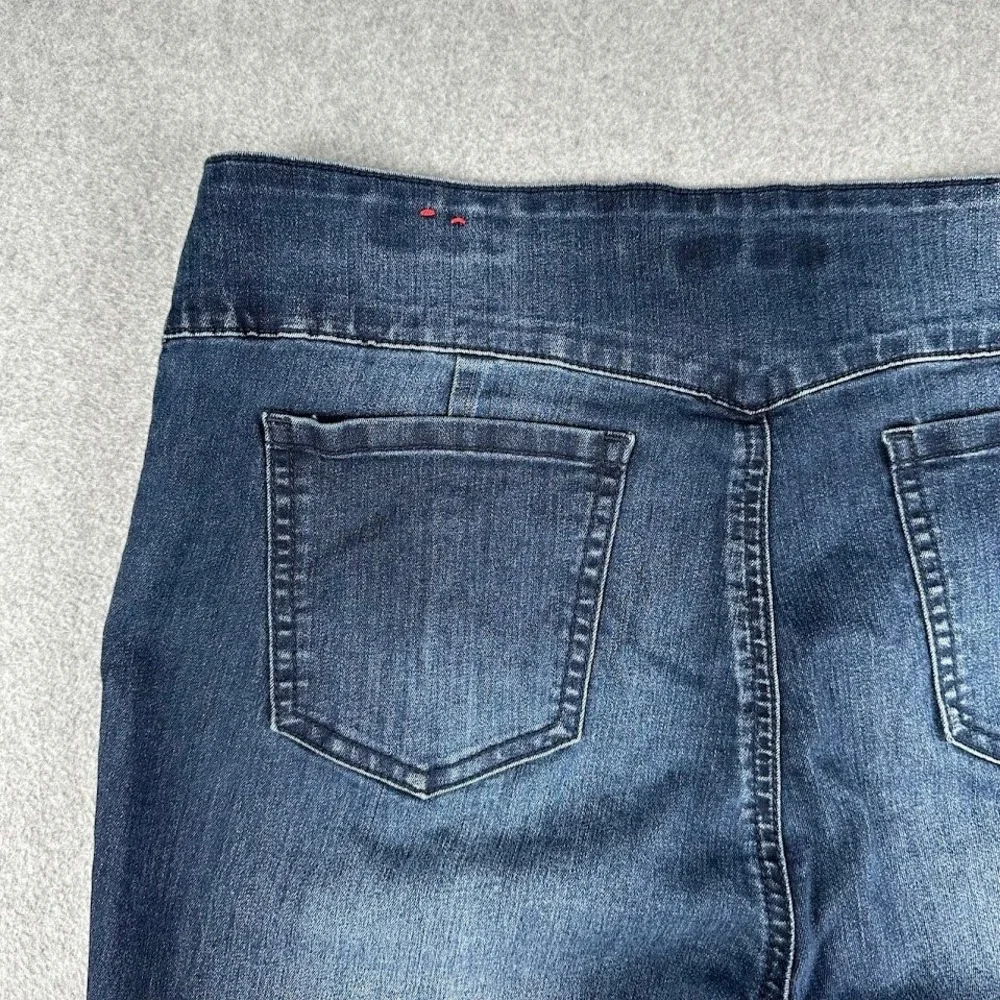 Guess Womens Pull On Jeggings Maliah Fit Dark Wash Form Stretch Pants Large 12 - Picture 9 of 10